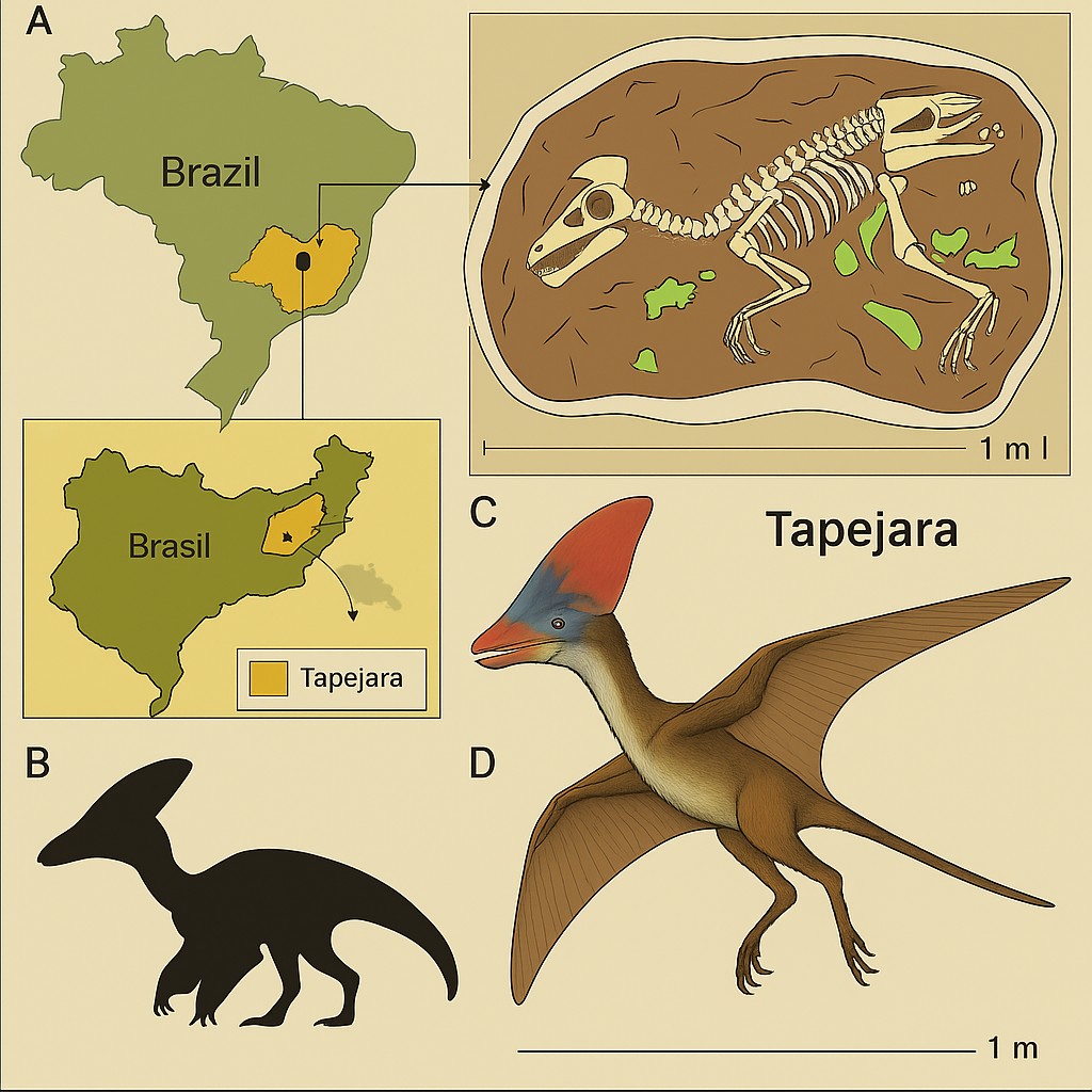 imagem ilustrativa 'por que existem tão poucos dinossauros no Brasil?"