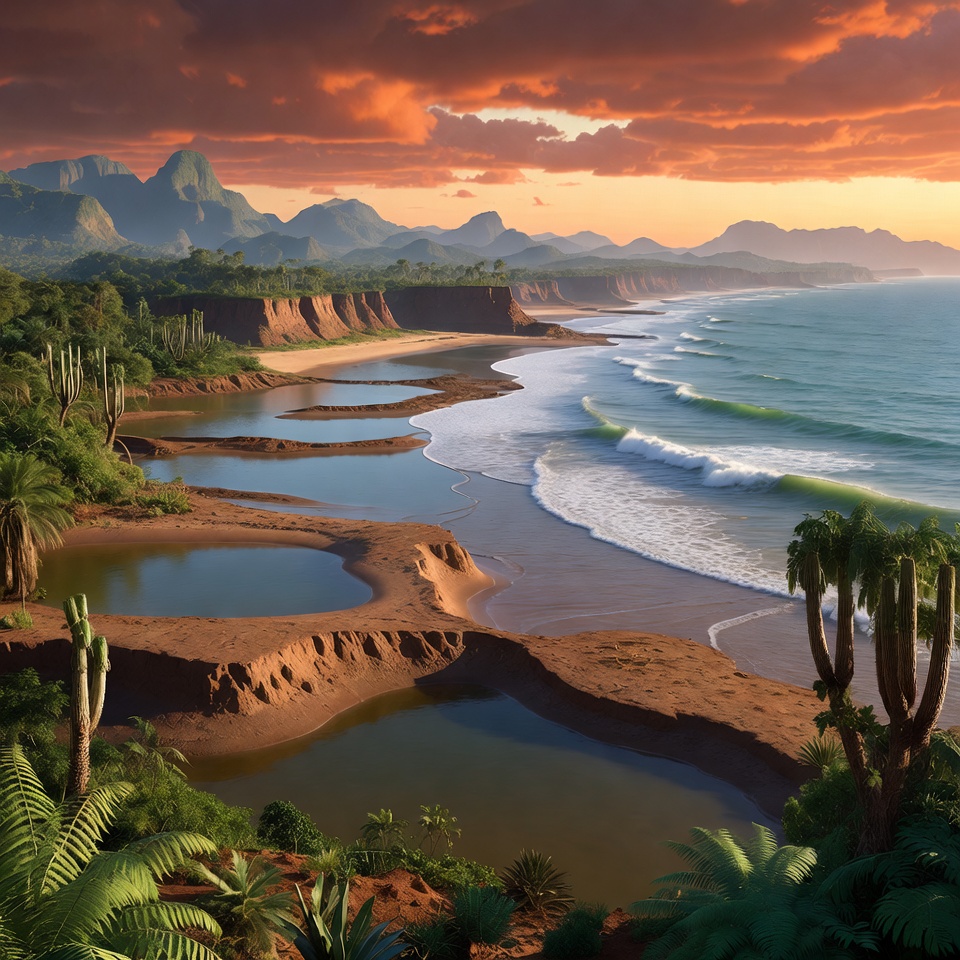 imagem ilustrativa da formação romualdo - paleoambientes